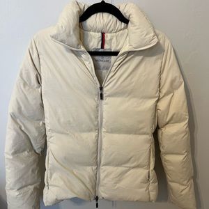 Moncler Cream Puffer Jacket